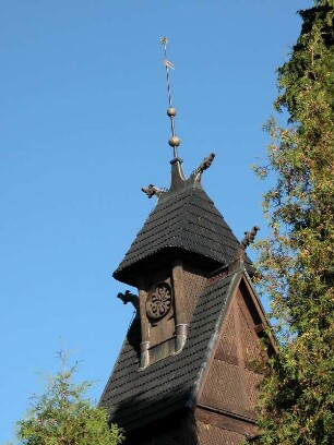 Norwegische Holzkirche, 13. Jahrhundert, bei der Kirche Wang, beim Kurort Karpacz