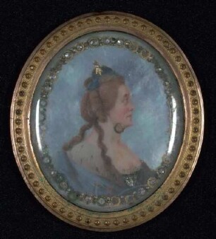 Bildnisminiatur der Kaiserin Katharina von Russland