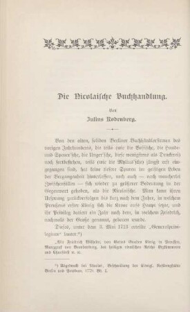 Die Nicolaische Buchhandlung