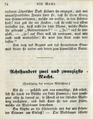Achthundert zwei und zwanzigste Nacht