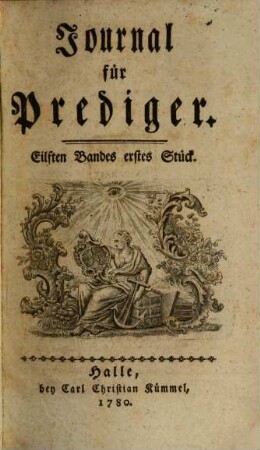 Journal für Prediger. 11, 11. 1780