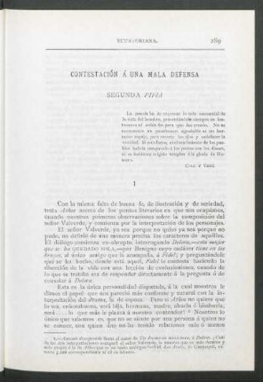 Contestación a una mala defensa