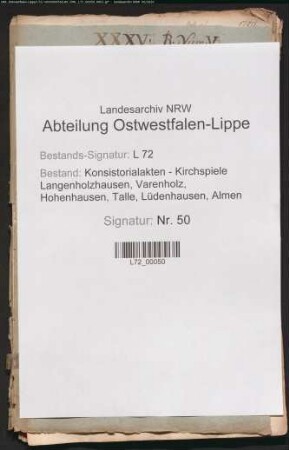 Persönliche Angelegenheiten der Pastoren