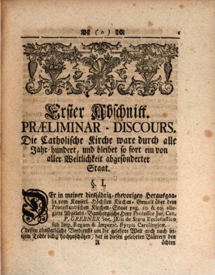 Benedict Schmidts JCti zu Bamberg, Reichs-Frieden-schlüßige Verthaidigung der Geistlichen Gerichtsbahrkeit, catholischer Reichs-Stände über ihre Lutherische Unterthanen