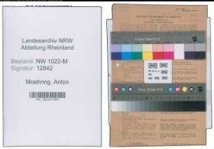 Entnazifizierung Anton Moehring , geb. 15.10.1892 (Polizeibeamter)