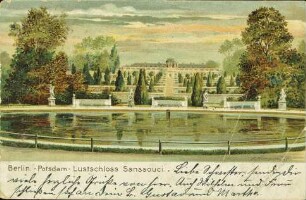 Berlin. - Potsdam - Lustschloss Sanssouci.