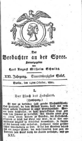 41. Stueck, 14. Oktober 1822