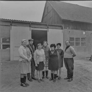 Portrait in einem landwirtschaftlichen Betrieb