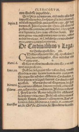 De Cardinalibus et Legatis Sedis apostolice. xix.