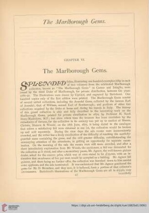 Chapter VI. The Marlborough Gems