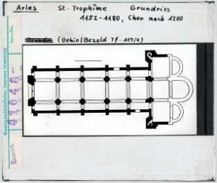 Arles: St. Trophime, Grundriss