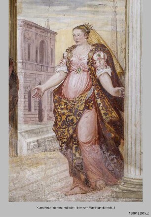 Villa Porto Colleoni; Salone del camino : Massinissa und Sophonisbe