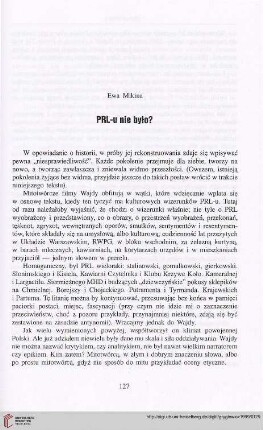 PRL- u nie było?