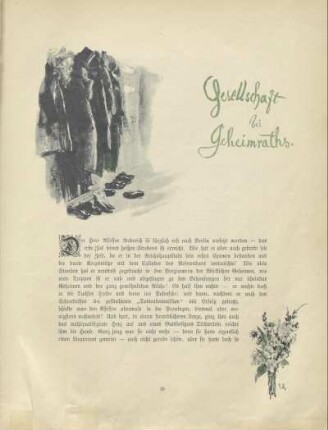 Gesellschaft bei Geheimraths