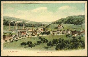 Blaubeuren Bahnof und Umgebung