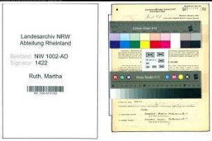 Entnazifizierung Martha Ruth, geb. 05.02.1900 ()
