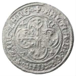 Fundmünze, Fürstengroschen (12 meißnische Pfennige), 1395 - 1405