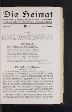 Von Rastorf in Wagrien.