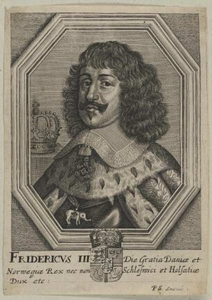 Bildnis des Königs Friedrich III. von Dänemark, Domprobst zu Halberstadt
