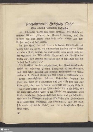 Radfahrverein „Fröhliche Nabe“