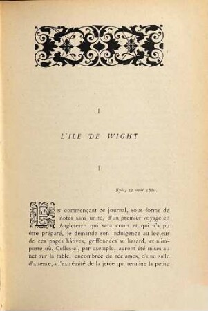 Études et portraits, 2. III. Etudes anglaises. IV. Fantaisies