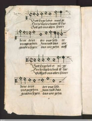 Ludovicus Daser : Gott sey gelobet unnd gebenedeiet