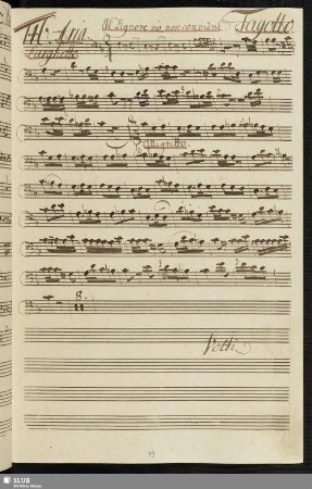 146. Aria: Il signore no non conviene / Ottani, B.