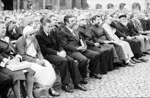 Freiburg: Ehrengäste mit Mutter Teresa