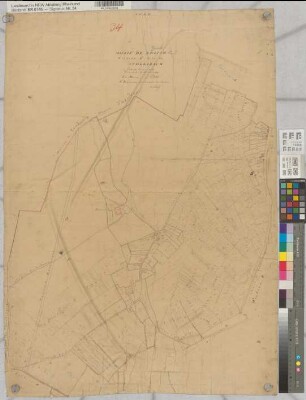 Mairie de Broich, Section C dite de Schleibach 1:2500. Terminé le 20. Octobre 1810 (alte Urkarte)