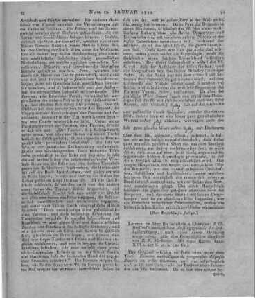 Bailleul, J. C.: Methodische Anfangsgründe der Erdbeschreibung. Übers. v. E. F. Michaelis. Leipzig: Magazin für Industrie u. Literatur 1821
