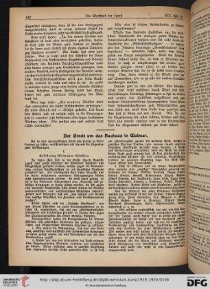 19: Der Streit um das Bauhaus in Weimar