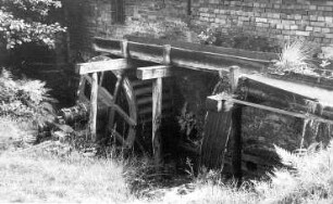 Wittichenau. Schowtschickmühle, Wasserrad