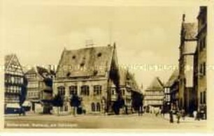 Das Rathaus am Holzmarkt in Halberstadt