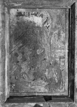 Porta Sacra: Einzug in Jerusalem (linker Flügel, Reihe 2, Tafel 3)