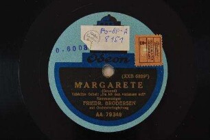 Margarete : Valentins Gebet; "Da ich nun verlassen soll" / (Gounod)