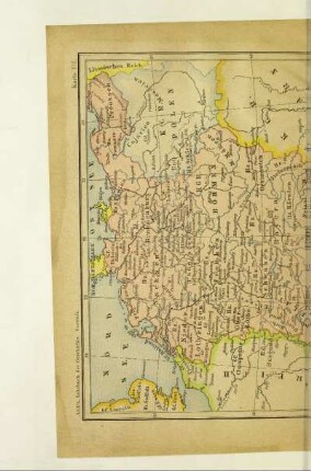 Das Deutsche Reich unter den Hohenstaufen. Mit einer Nebenkarte: Länder der Staufen, Welfen und Askanier