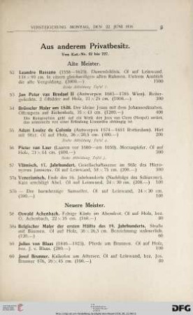 Neuere Meister (Nr. 58-76)