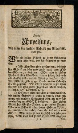 2r-7v, Kurtze Anweisung; Verzeichnis der Buecher