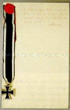 Auszeichnung: Eisernes Kreuz II. Klasse am Band