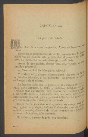 Capítulo LIX - El padre de Soledad
