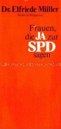 Wahlwerbung der SPD zur Bundestagswahl 1969