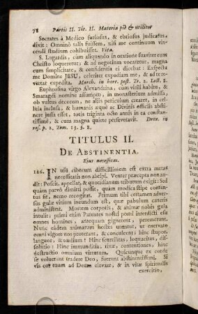 78-83, Titulus II