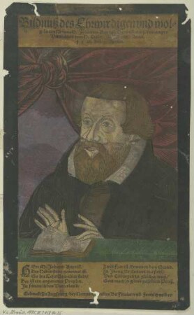Bildnis des Johann Baptist Hebenstreit
