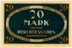 Geldschein / Notgeld, 20 Mark, 24.11.1922