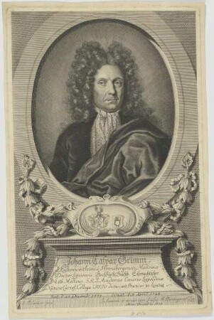 Bildnis des Johann Caspar Grimm