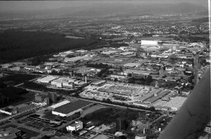 Freiburg: Industriegebiet, von Süden