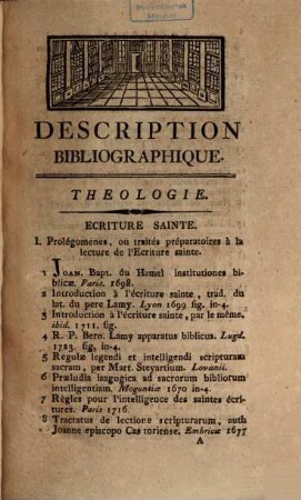 Description Bibliographique De La Bibliotheque De Joseph Ermens, Imprimeur-Libraire, 1