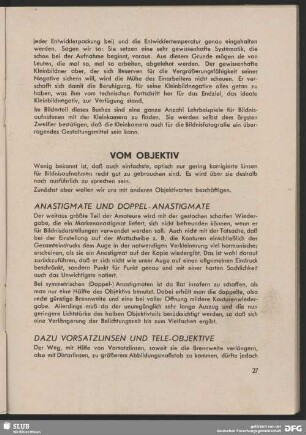 Vom Objektiv