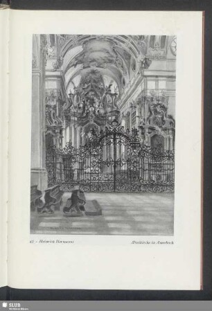 Heinrich Hermanns: Abteikirche in Amorbach