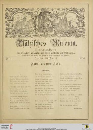 Nr. 4 (15. April 1884)
